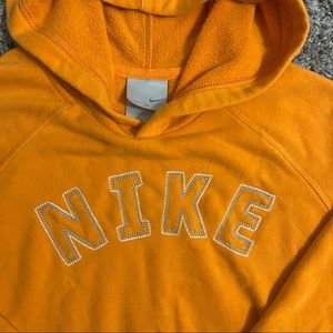 y2k vintage orange nike hoodie